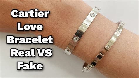 cartier bracelet replica vs real|authentic cartier love bracelet.